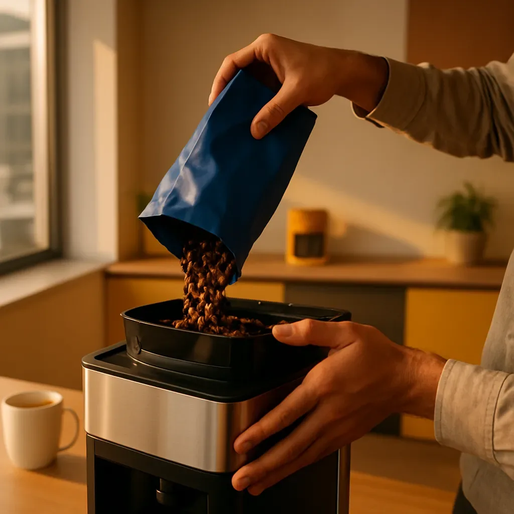 Coffee in an office setting